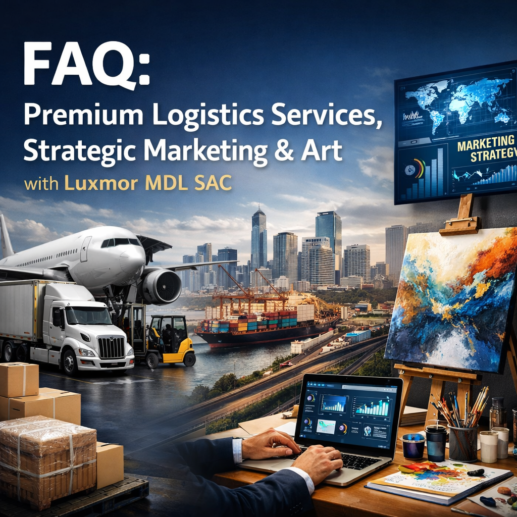 FAQ: Servicios de Logística Premium, Marketing Estratégico y Arte con Luxmor MDL SAC