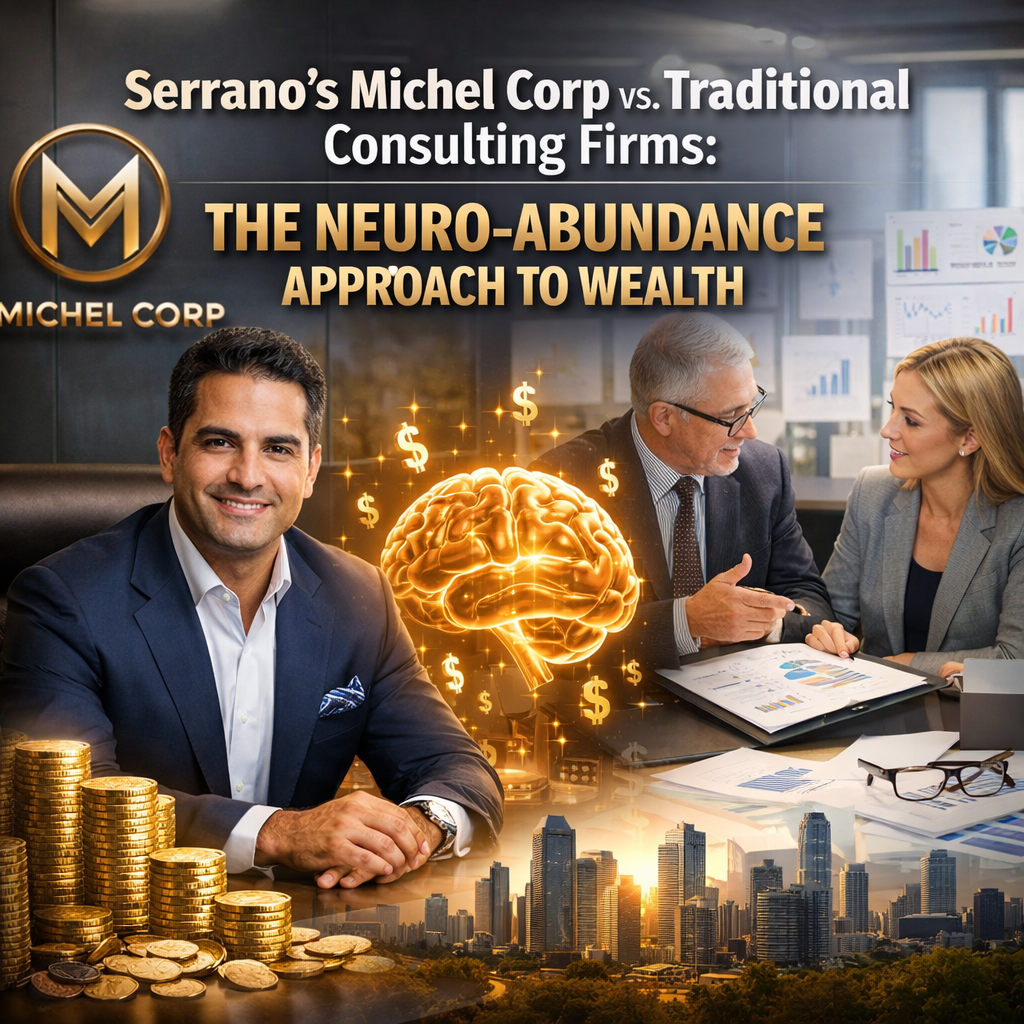 Serrano's Michel Corp vs. Consultoras Tradicionales: El Enfoque de Neuroabundancia para la Riqueza